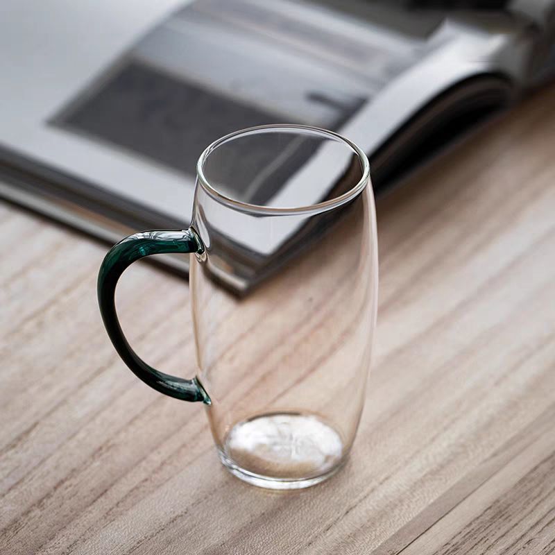 Vidrio transparente de borosilicato taza de té verde taza de té especial mono Kui Oficina taza de té de frutas