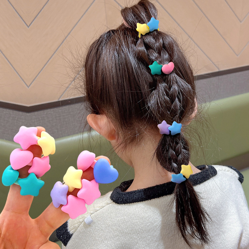 Cute Children's Hair Ring Simple Head Rope Headwear Star Hair Ring display picture 4