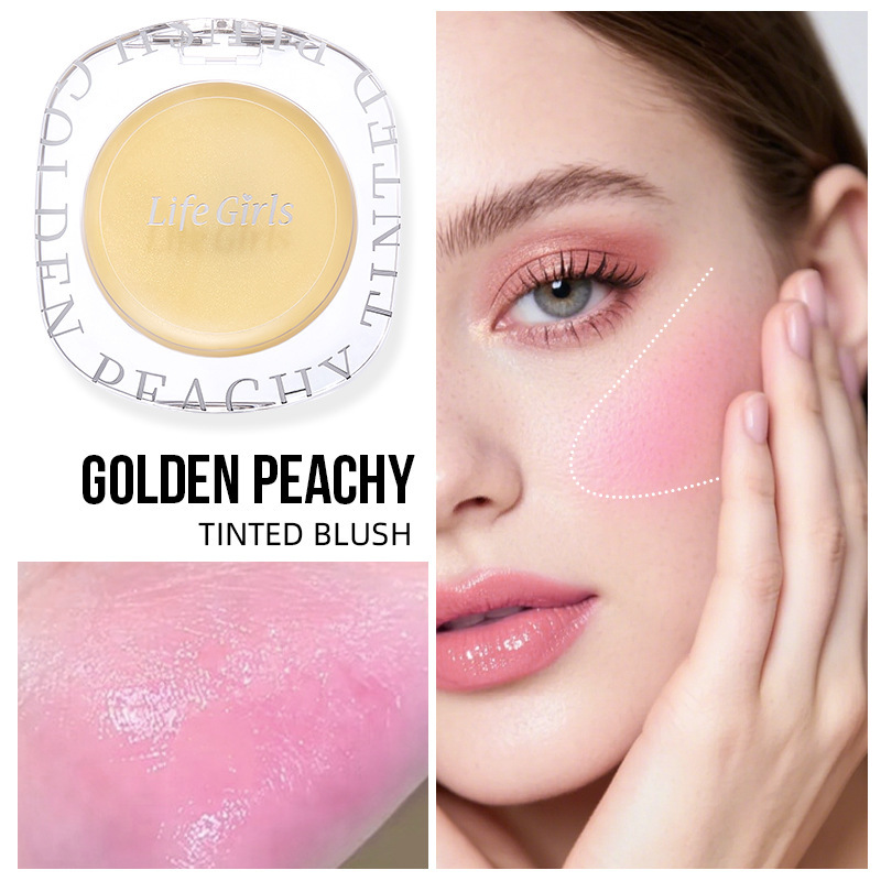 Life Girls Blush transfronterizo para mejorar la apariencia y el rendimiento del color, no es fácil de quitar el blush.