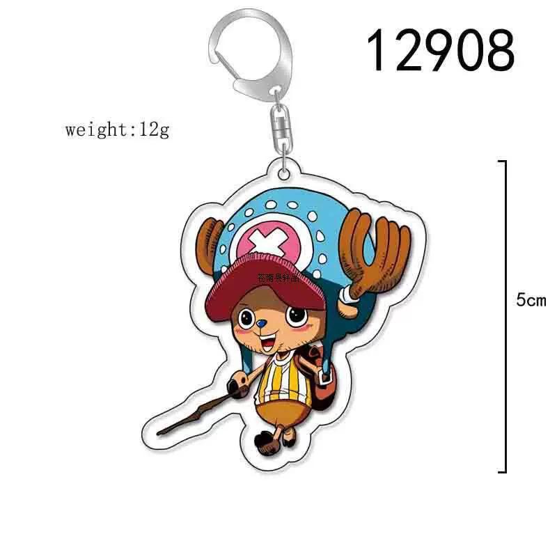 Аниме брелок One Piece Ackle перилатеральный, Луффи Саурон прозрачный кулон, двусторонний DIY