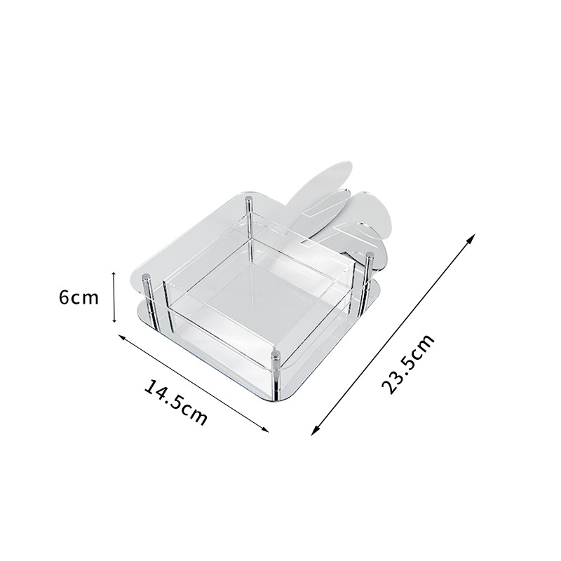 토끼 귀 창조적 인 빈 꽃 상자; 14.5*6*23.5cm