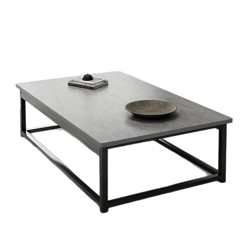 Tabla de té pequeña sala de estar doméstica 2025 nueva casa de alquiler de lujo moderno sofá cuadrado simple mesa de té