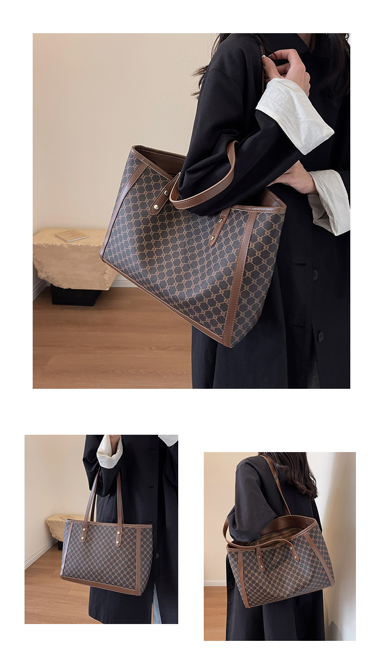 High-end, stylish, versatile, hand-carry bag for women, 2025 new trendy and popular single-shoulder bag with large capacity tote bag undefined