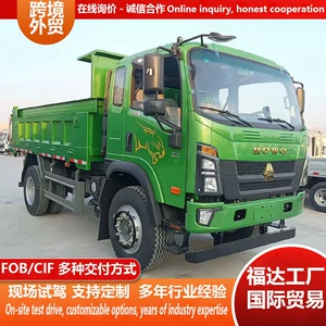 Howo Warrior 4×2 tikinti sahəsi torpaq daşıyan yük maşını
