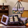 Luoying colorful 4 bowls and 4 spoons high-end gift box