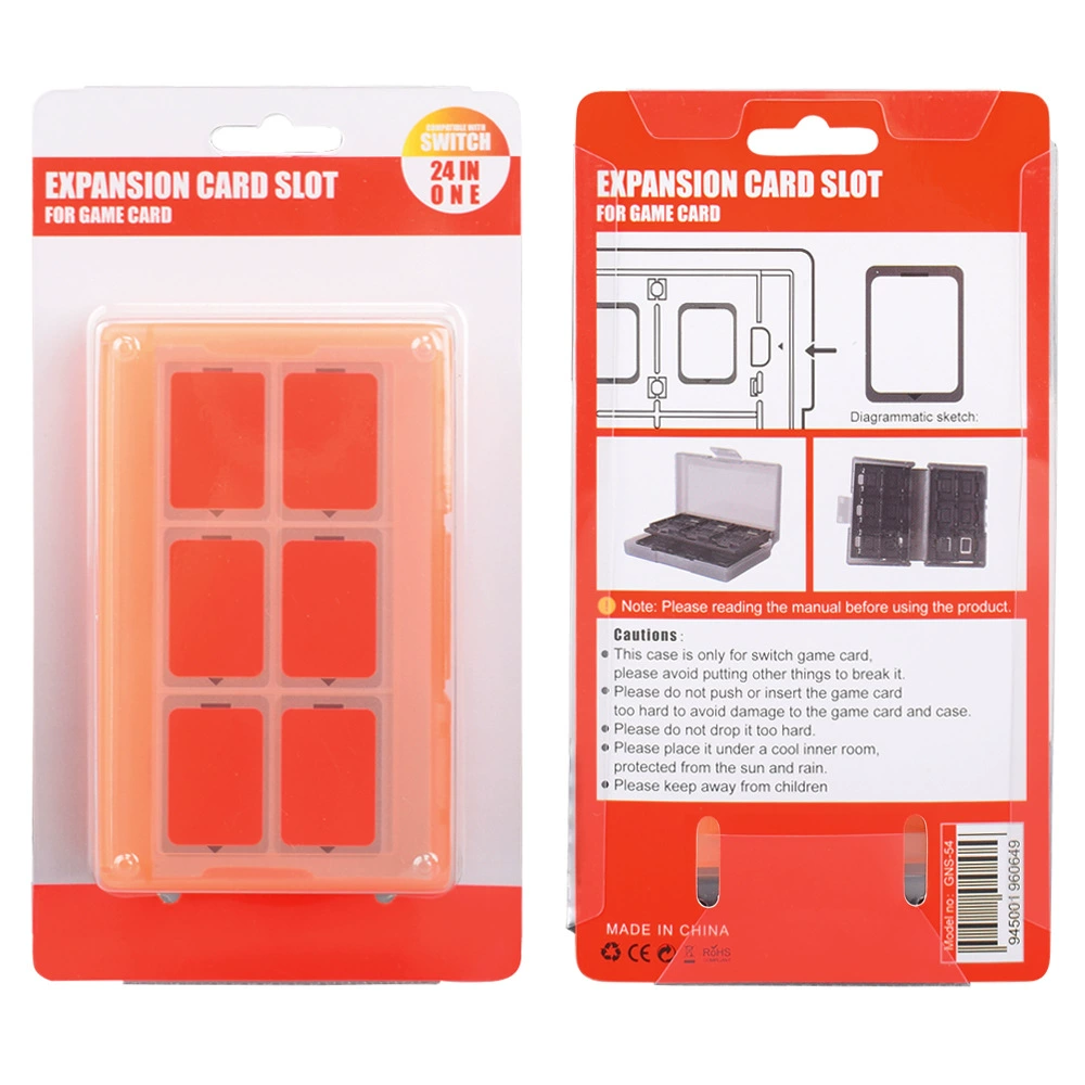 Фабричная коробка для карт Nintendo Switch, 24-in-1 игровая карта, хранение аксессуаров и коробок