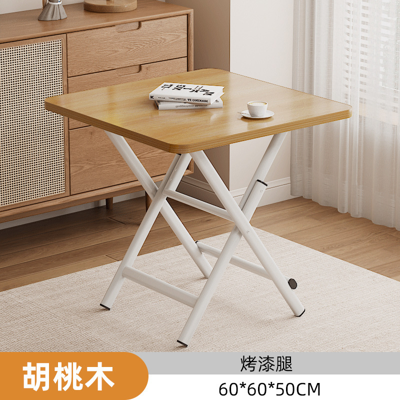 折りたたみ式食卓ポータブル屋外露店テーブル小戸型レンタルハウス簡易家庭用食事小さな円卓|undefined