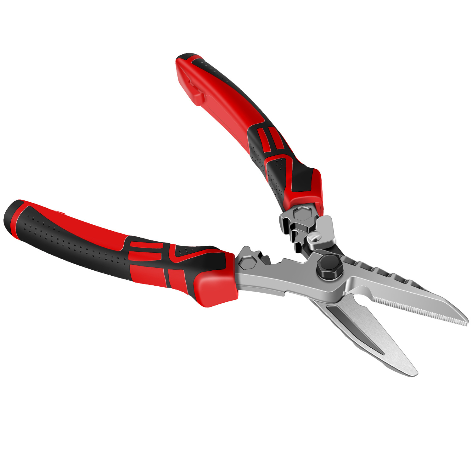 多功能铁皮剪刀不锈钢铁皮剪工业剪刀用途工业级大力铁皮剪刀批发