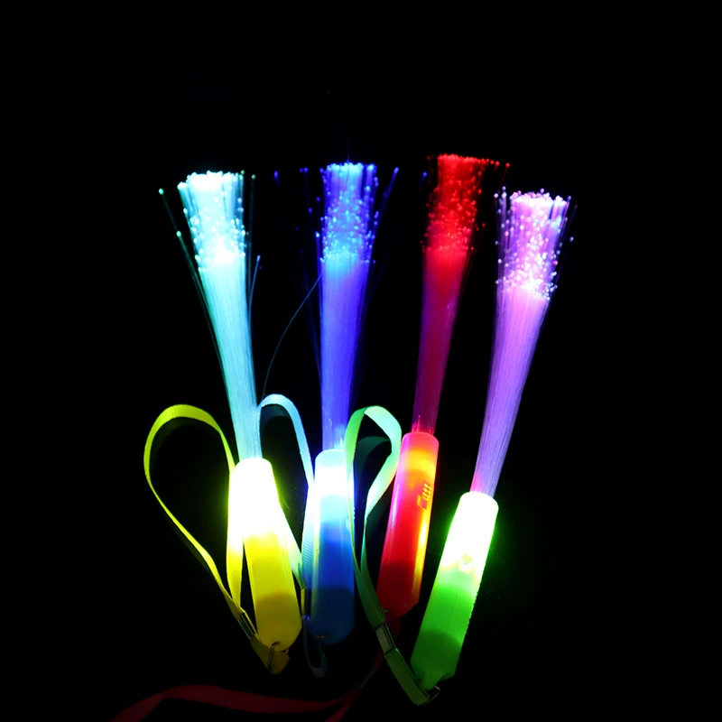 3400 трансграничный СВЕТОДИОДНЫЙ Красочный светящийся волоконный стержень, однофункциональный тумблер, Цветной световой волоконный стержень