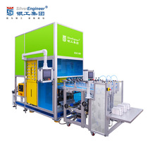 易于操作安全可靠高品质小型55t半自动锡纸外卖盒铝箔容器制造机