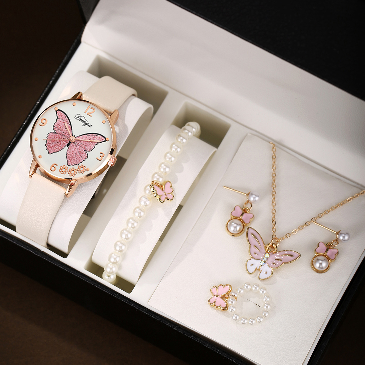 5¼þÌ׷ÛɫÕäÖéºûµûÊ×ÊÎÌ×װ£¨FD009°×ɫ¹â°åƤ£©  (1)