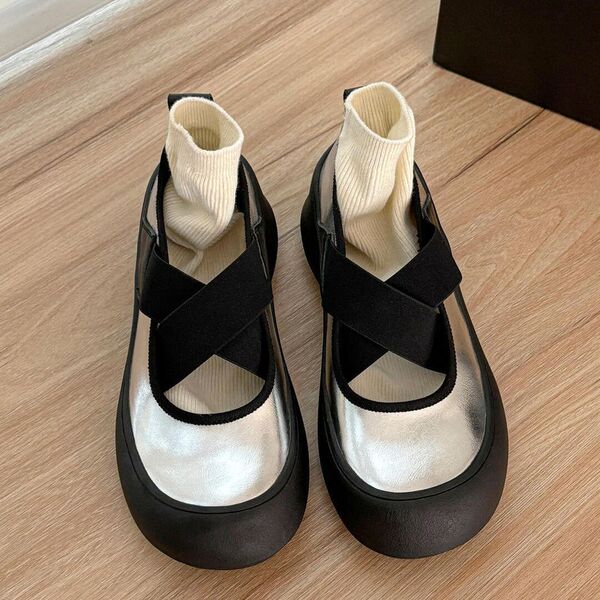 Retro casual Mary Jane shoes platform