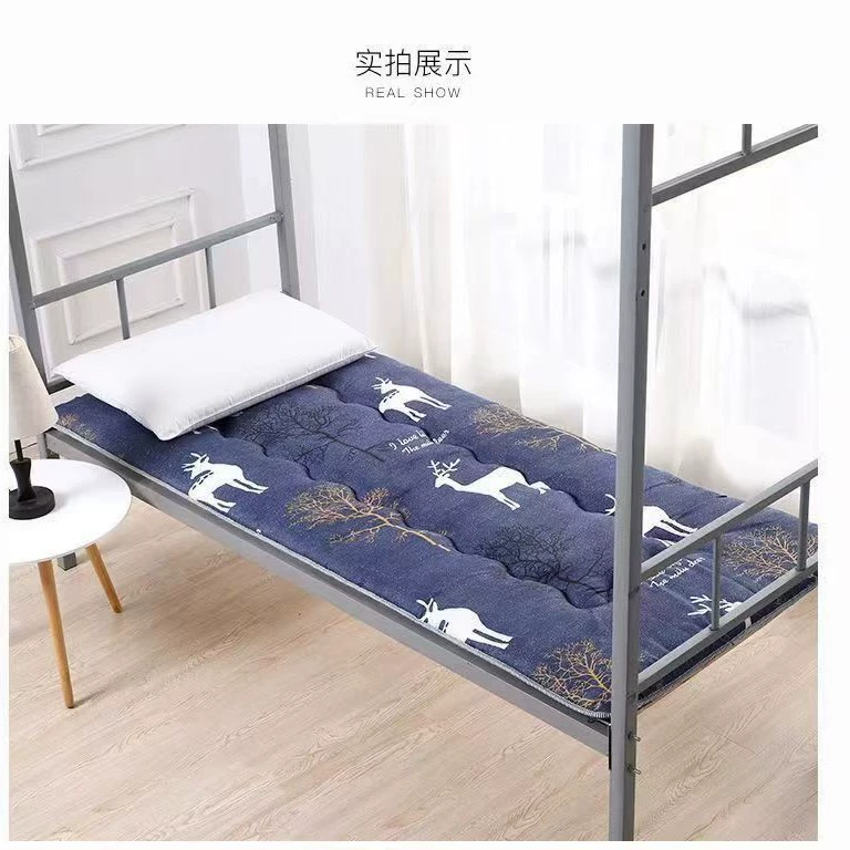 Children's foldable mattress for elementary school students for home use, increased thickness