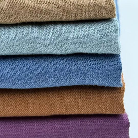 Tencel Linen Twill Slub Linen Fabric 300g Tencel Linen Pants Skirt Jacket Plain Tencel Fabric