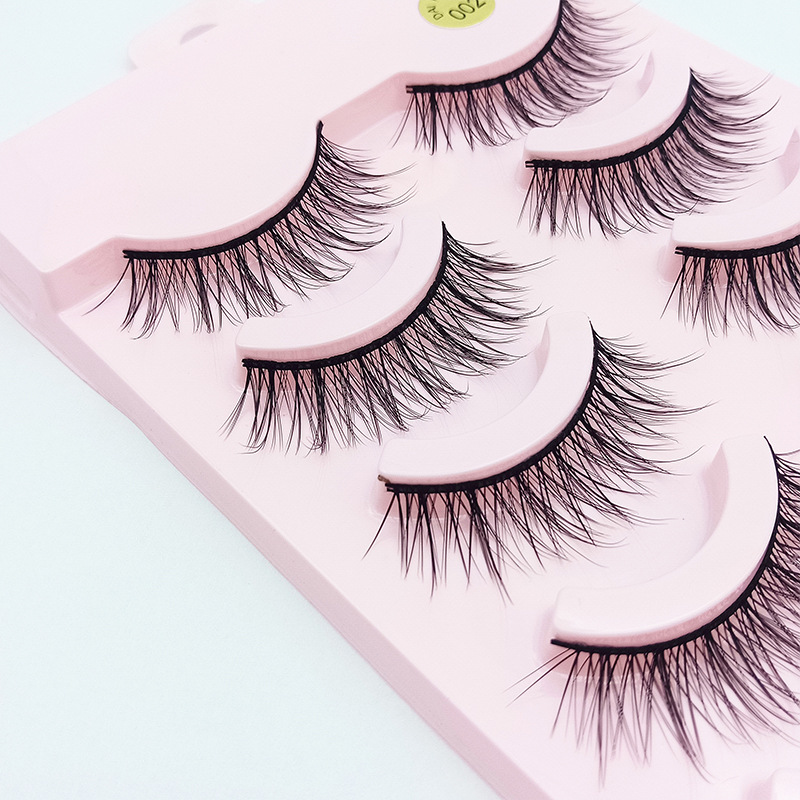 Diana yan pestañas postizas curling naturales COS etapa de rendimiento grueso pestañas cruzadas 002 pestañas de hadas cola de pez