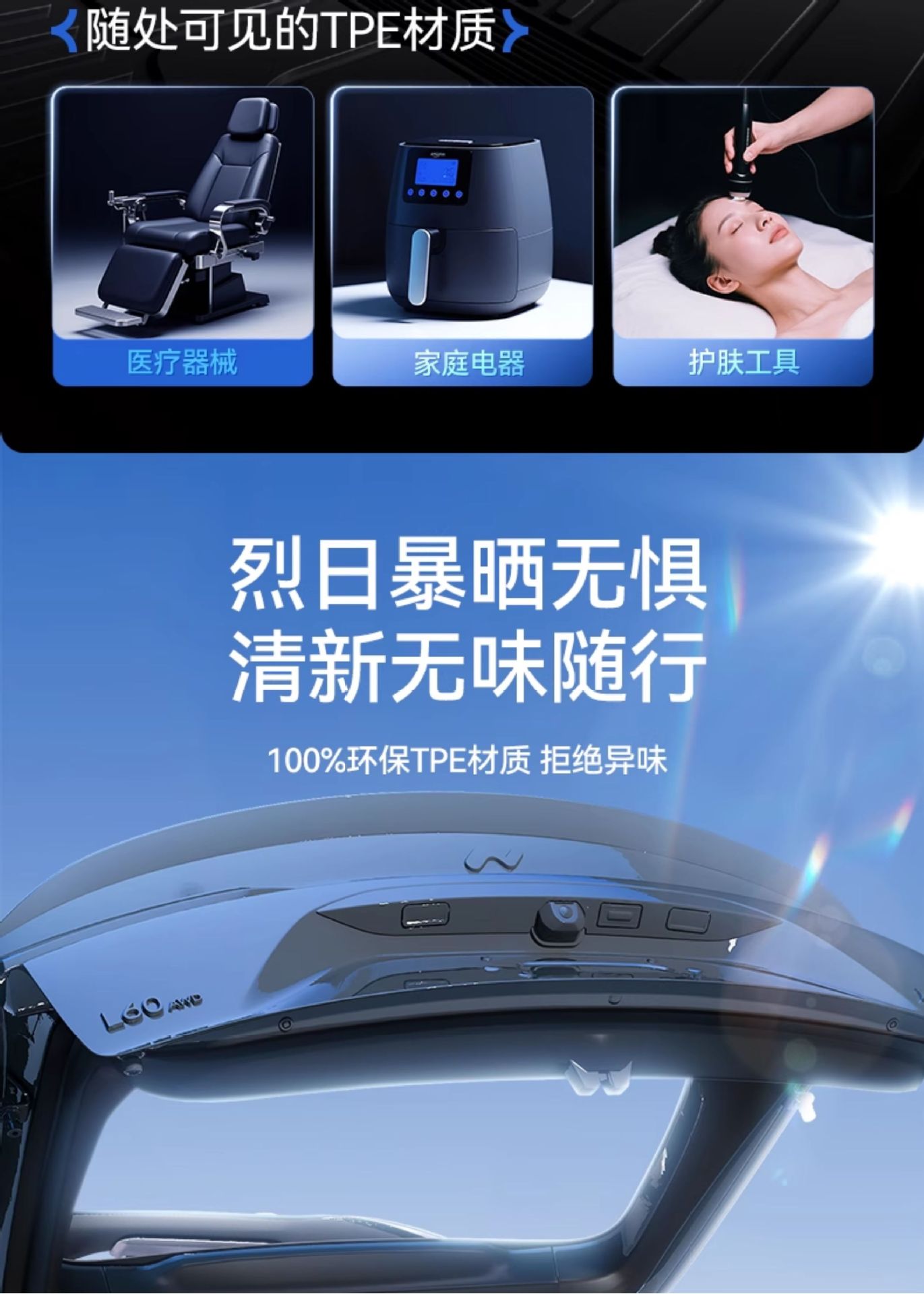 Suitable for Toyota Platinum 3X Trunk Mat Tpe25 New Special Integrated Trunk Mat Car Modification Supplies