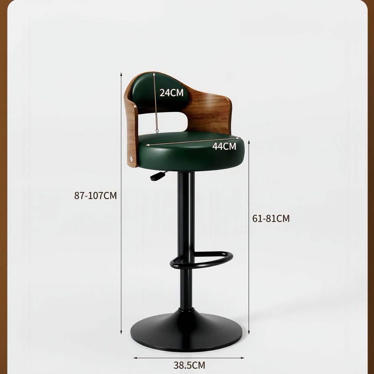 Black green pillow