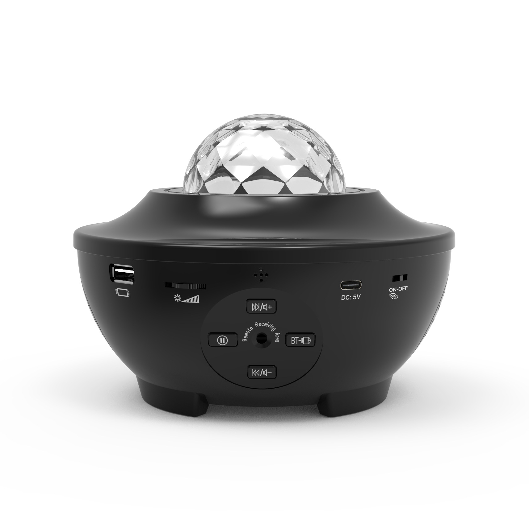 博浪私模新结构智能款2.0音乐星空投影灯15色RGBW灯效星空夜灯