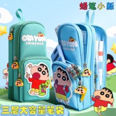 新商品正規版クレヨンしんちゃんカバン筆袋小学生中学生可愛いスタイリング大容量文房具筆袋