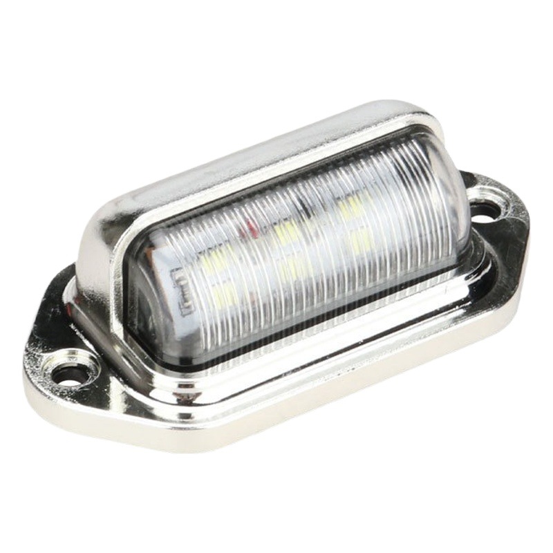 Luz LED de Matrícula de 6 LED de PVC para Autos y Camiones image 1