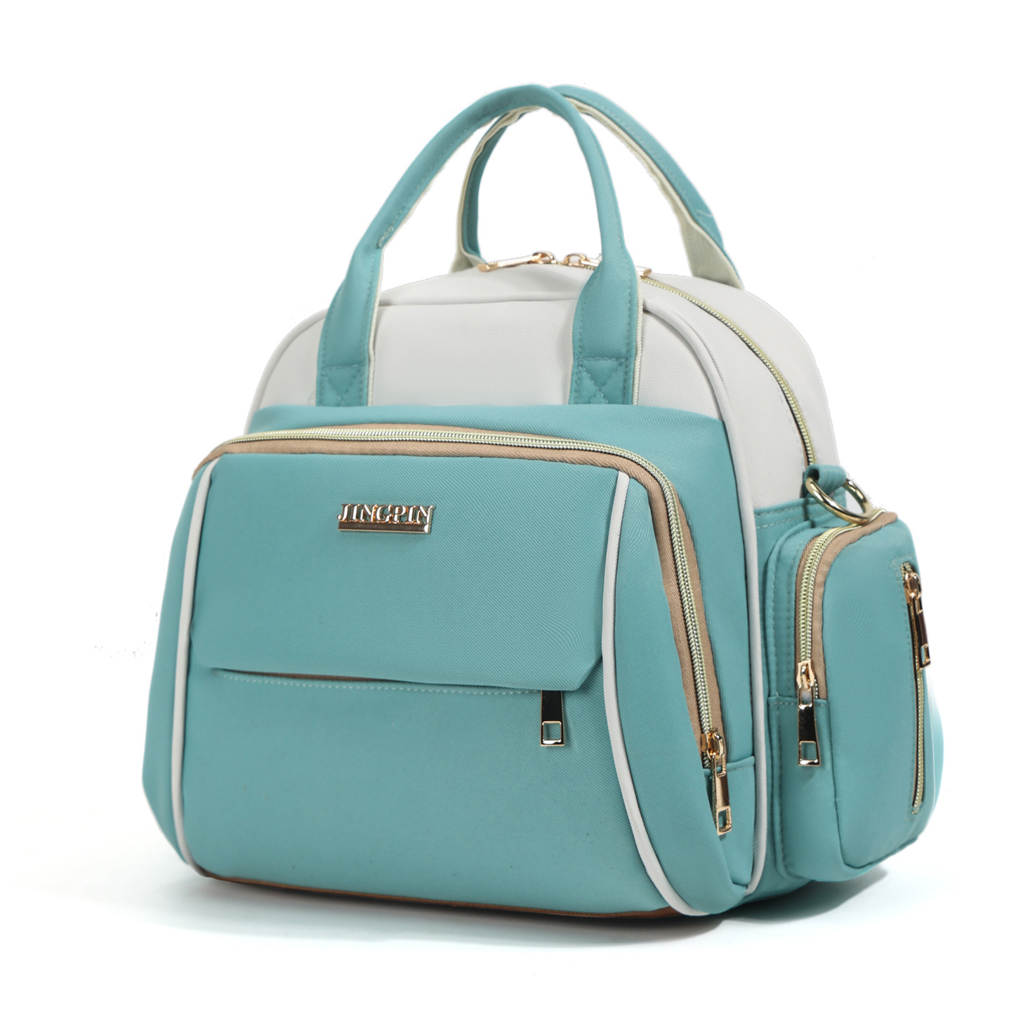 Diagonal Lightweight Insulated Mother and Baby Bag New Small Mommy Bag Waterproof Water Bottle Baby Supplies Storage Diaper Bag