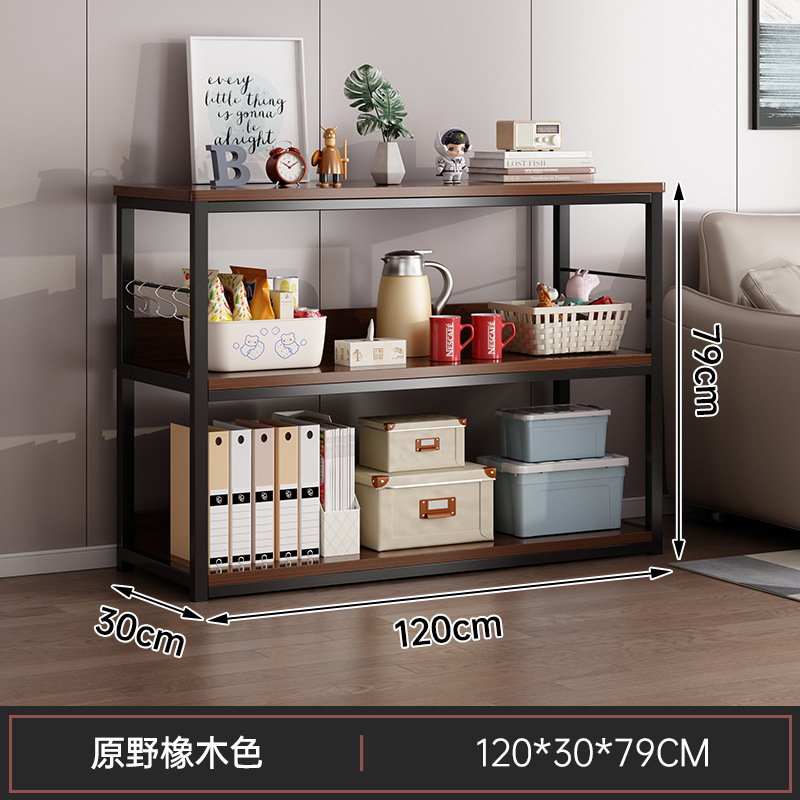 Estante de libro Estante de almacenamiento de piso Estante de almacenamiento integrado para el hogar Estante de almacenamiento de archivos de escritorio de oficina simple contra la pared Estante de almacenamiento pequeño