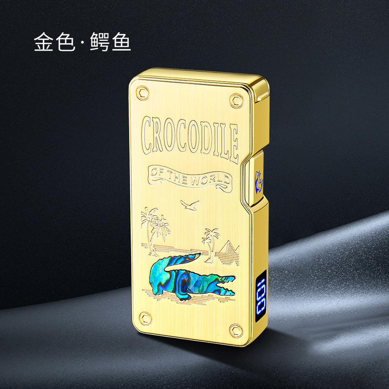 Douyin の人気のインテリジェント音声制御ダブルフレームスイッチ点火ハイエンドインフレータブルライター卸売|undefined