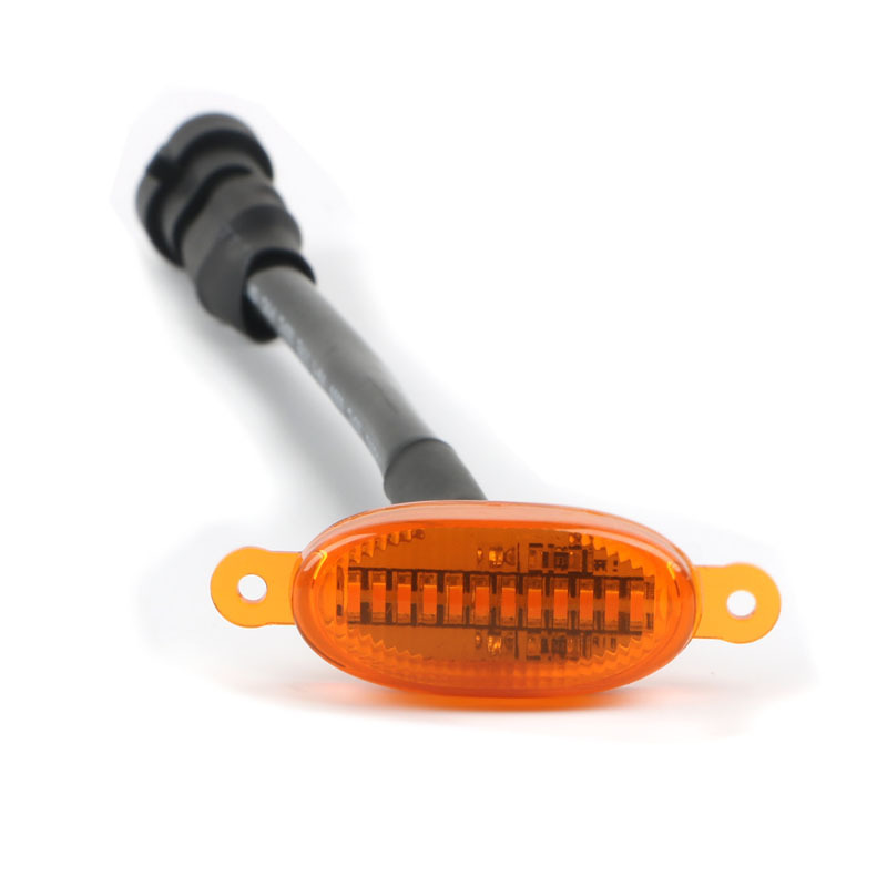 YBW Small Yellow Light 12LED Car LED Daytime Running Light 12 Light Beads 12V Small Light Grille Decorative Light 12SMD