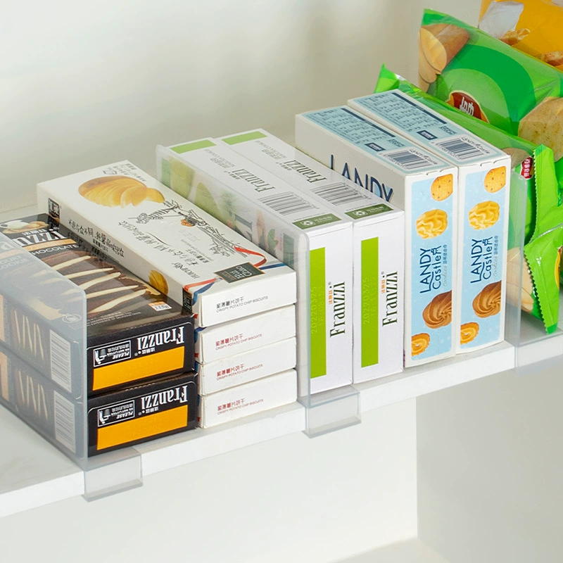 Divider board wardrobe transparent cabinet divider board refrigerator partition rail drawer partition sorting board