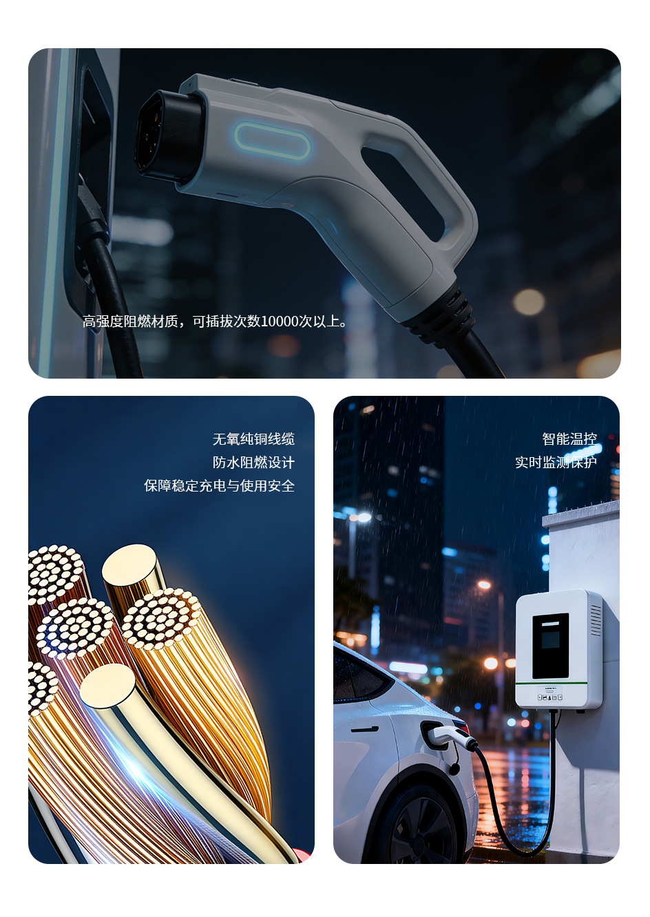New Energy Vehicle Home Charging Station 7Kw Ac Slow Charging Supports Customization of National and European Standards, Direct from the Manufacturer