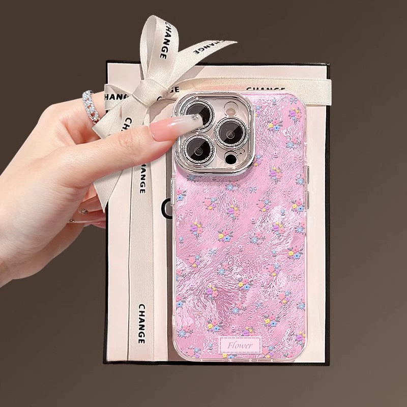 Весна и лето полный экран цветы подходят для OPPO RENO12 чехол для мобильного телефона высокой точности RENO12PRO ледниковый узор суть дырка