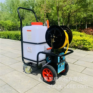 防疫站消毒杀虫喷雾器 60L手推式喷雾器 电动高压喷药机批发