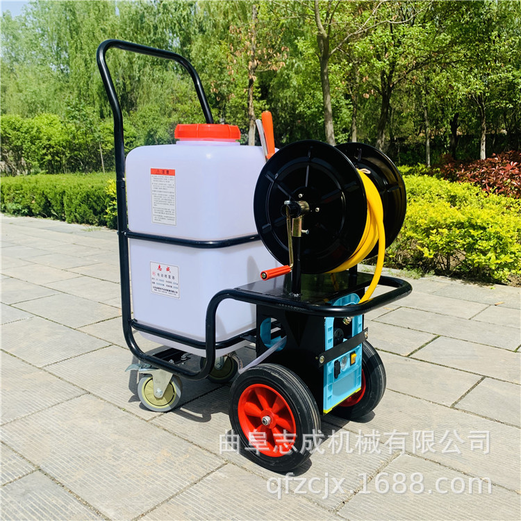 防疫站消毒杀虫喷雾器 60L手推式喷雾器 电动高压喷药机批发