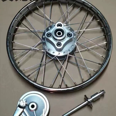 Steel Wire Retro Modified Front | Motorcycle wheel hub - widen-front-mesh-wheel-assembly-1618