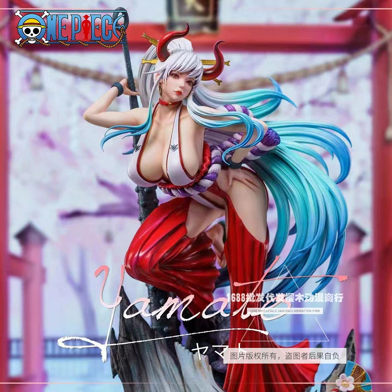 Серия One Piece высококачественная статуя GK Каидо и дочь в стоячей позе, аниме подарок, ручная модель GK