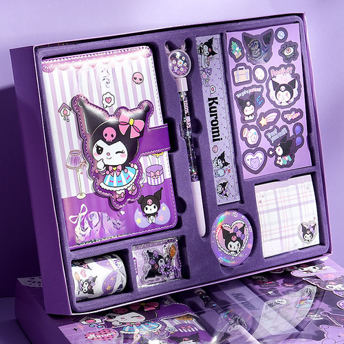 Sanrio Handmade Diary Set, Lulu and Mimi Diary Gift Box for Girls, Children, Elementary School Students, Toys