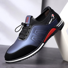2022 Autumn New Leisure Men's PU Low-Top Fashion Trendy Men's Shoes Cross-Border Foreign Trade One-Time Order Shipping