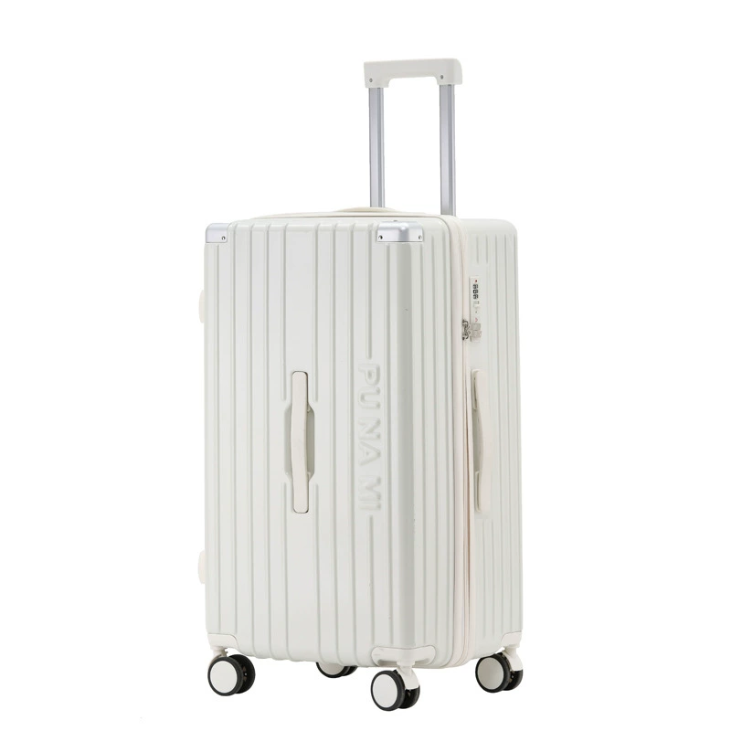 Spacious universal suitcase with zipper, 28-inch, durable hardshell travel luggage
