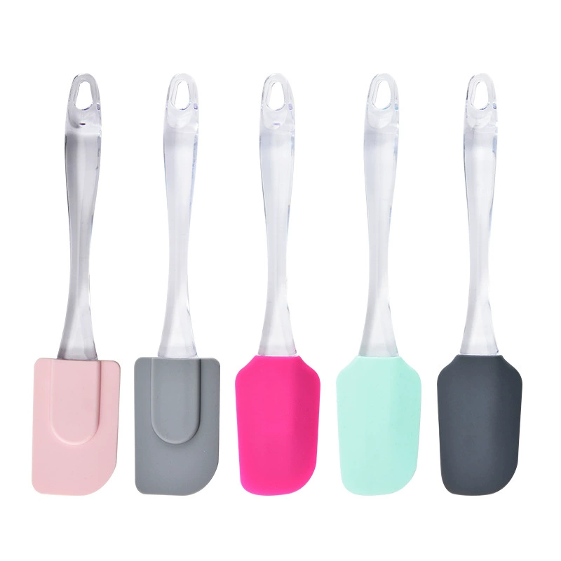 Food silicone, heat-resistant cream scraper, wholesale