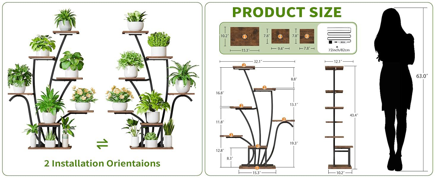 Corner Plant Stand