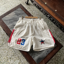Alcatraz graphic cotton Bermuda shorts L2015 White