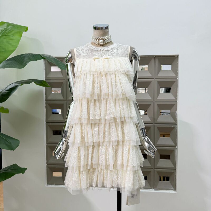 Sweet and Elegant Round-Neck Sequined Lace Cake Dress 2026 Birthday Party Chic Short Princess Dress That Enhances Complexion Sweet and Elegant Round-Neck Sequined Lace Cake Dress 2026 Birthday Party Chic Short Princess Dress That Enhances Complexion
