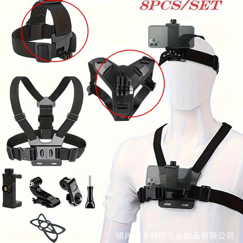 Dji Action Camera Accessories Gp Wrist Strap Arm Strap Palm Strap Single Shoulder Strap School Bag Chest Strap Bracket