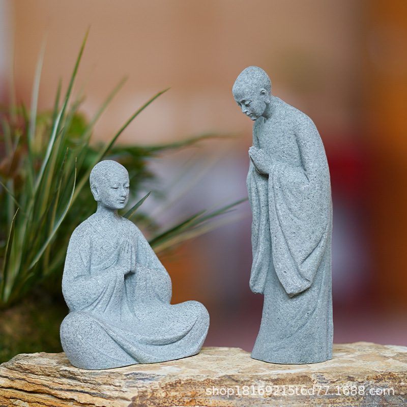 Wishing monk landscape ornaments Buddha figure Rockery stone ecological turtle Fish Tank Aquarium Garden bonsai ornaments Wishing monk landscape ornaments Buddha figure Rockery stone ecological turtle Fish Tank Aquarium Garden bonsai ornaments
