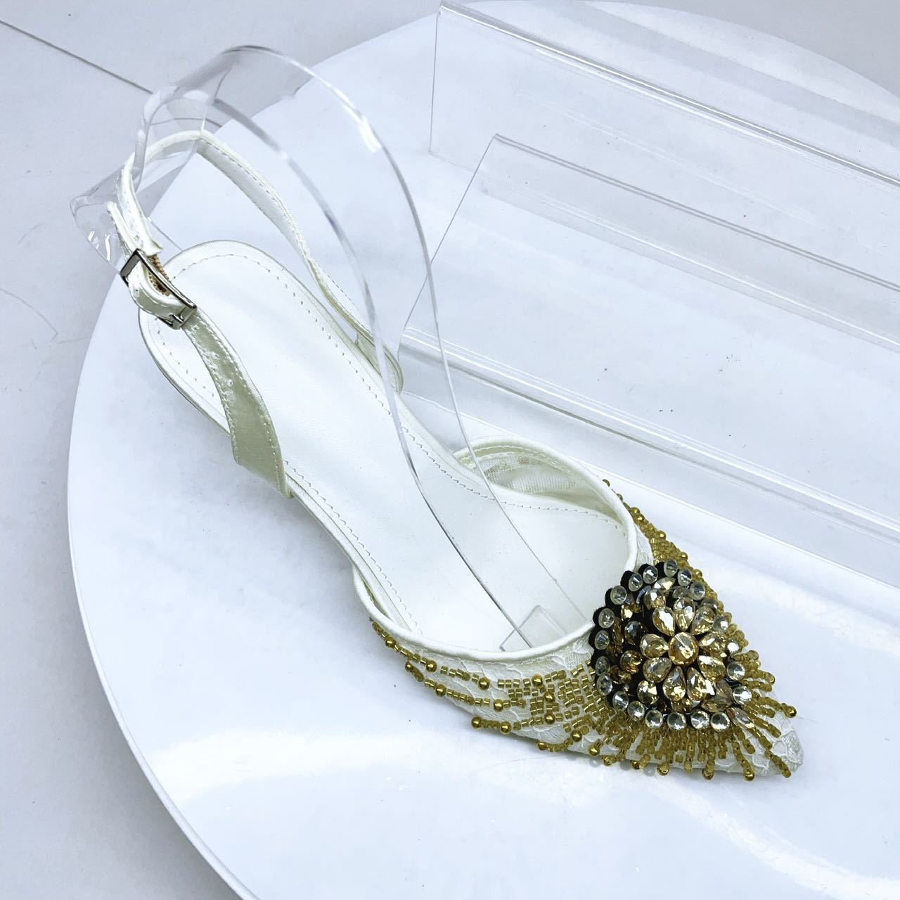 Damen Stiletto Sandaletten Mit Strass Und Clutch Set_voghion.com