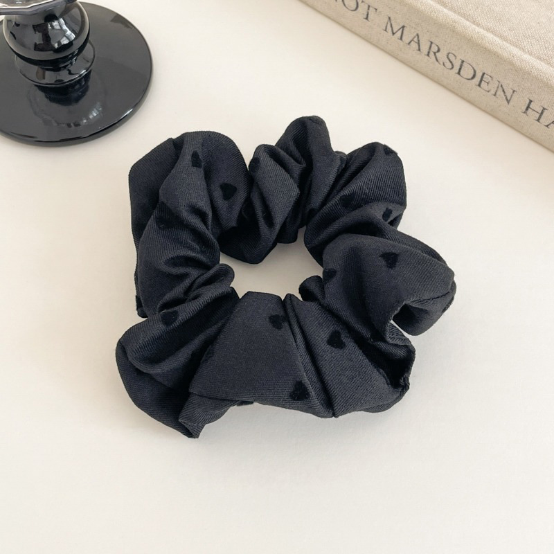 Satilla de seda más algodón relleno de terciopelo intestino grueso lazo para el cabello almohada para dormir