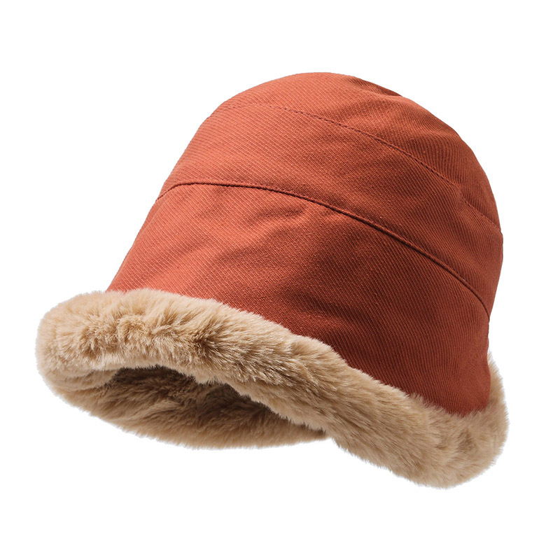 2023 nuevo Otoño e Invierno de moda suave cómodo cálido todo partido pescador sombrero de lana de cordero forrado de lana gruesa curling sombrero para mujeres