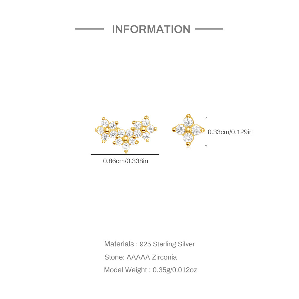 2g Weight Ear Studs Classification Ear Cartilage Rings & Studs Piercing Type 1 Piece Quantity Holiday, Daily Occasion 925 Sterling Silver Material Solid Color Pattern Women's Gender Simple Style, Classic Style Style 1 Piece 925 Sterling Silver Solid Color Ear Studs 1