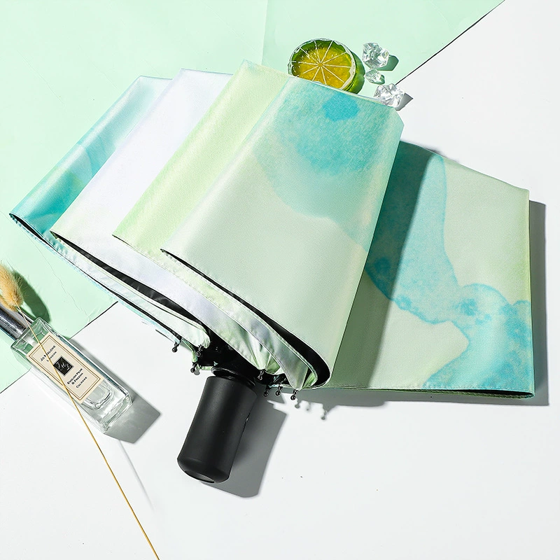 Automatic ultra light umbrella solar-powered, fully automatic, sun protection, UV protection
