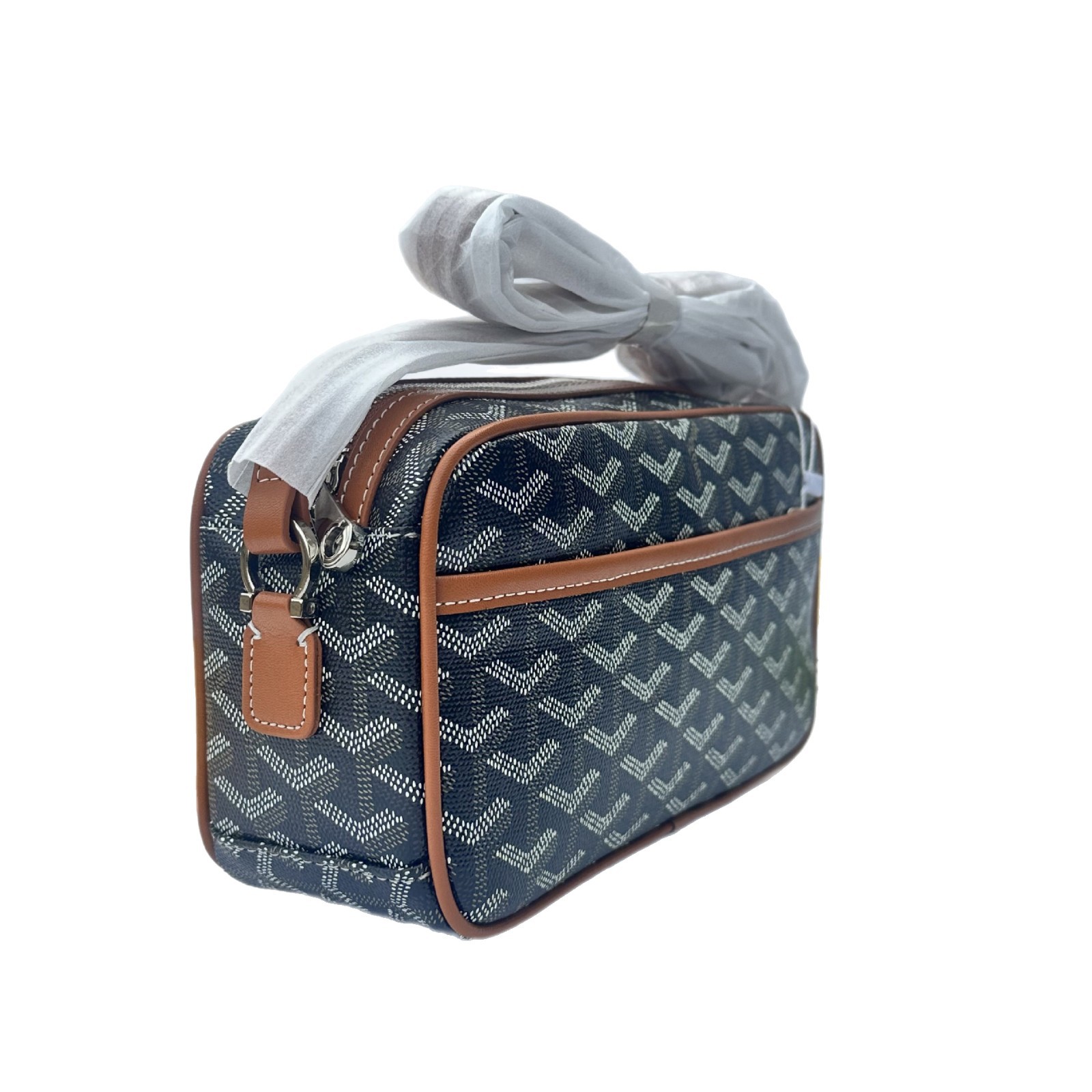 ゴヤ犬の歯の包みのファッションは版の高品質の韓国版のスターに対して同じ肩の斜めのショルダーの小さい方の包みのカメラの包みの現物を掛けます。